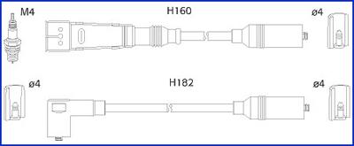Hitachi 134706 - Alovlanma kabeli dəsti furqanavto.az