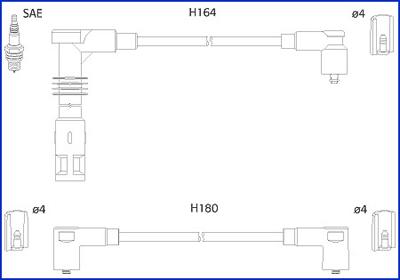 Hitachi 134700 - Alovlanma kabeli dəsti furqanavto.az