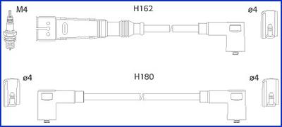 Hitachi 134784 - Alovlanma kabeli dəsti furqanavto.az