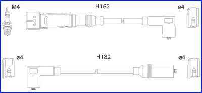 Hitachi 134785 - Alovlanma kabeli dəsti furqanavto.az