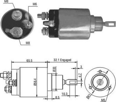 Hoffer 46069 - Solenoid açarı, başlanğıc furqanavto.az