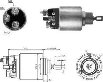 Hoffer 46061 - Solenoid açarı, başlanğıc furqanavto.az