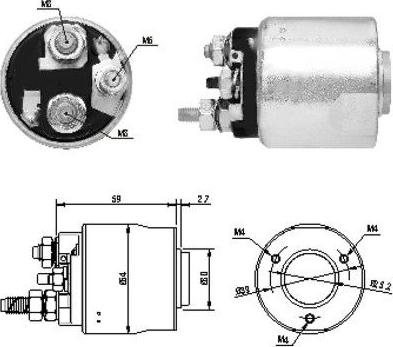 Hoffer 46063 - Solenoid açarı, başlanğıc furqanavto.az