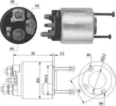 Hoffer 46016 - Solenoid açarı, başlanğıc furqanavto.az