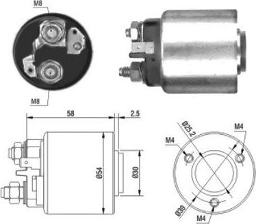 Hoffer 46011 - Solenoid açarı, başlanğıc furqanavto.az