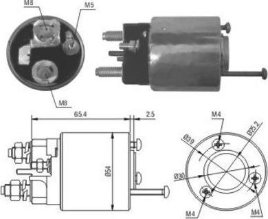 Hoffer 46018 - Solenoid açarı, başlanğıc furqanavto.az