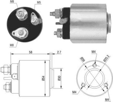 Hoffer 46013 - Solenoid açarı, başlanğıc furqanavto.az