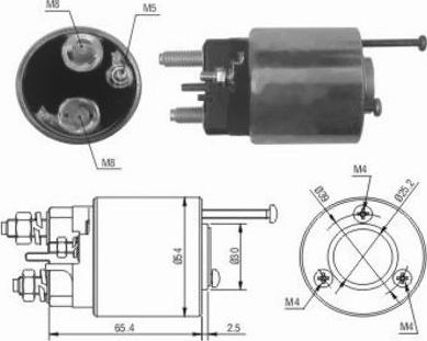 Hoffer 46012 - Solenoid açarı, başlanğıc furqanavto.az