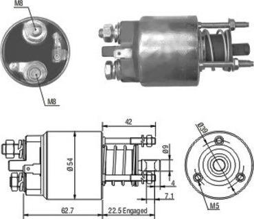 Hoffer 46081 - Solenoid açarı, başlanğıc furqanavto.az