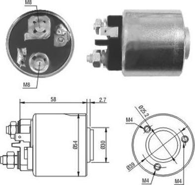 Hoffer 46083 - Solenoid açarı, başlanğıc furqanavto.az