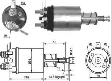 Hoffer 46021 - Solenoid açarı, başlanğıc furqanavto.az