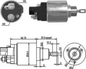 Hoffer 46070 - Solenoid açarı, başlanğıc furqanavto.az