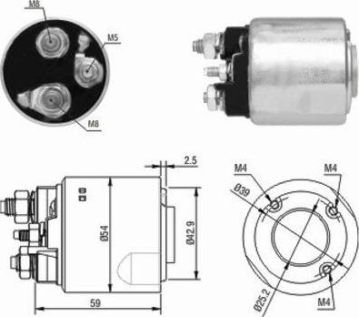 Hoffer 46148 - Solenoid açarı, başlanğıc furqanavto.az