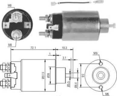 Hoffer 46142 - Solenoid açarı, başlanğıc furqanavto.az