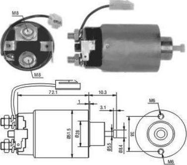 Hoffer 46114 - Solenoid açarı, başlanğıc furqanavto.az