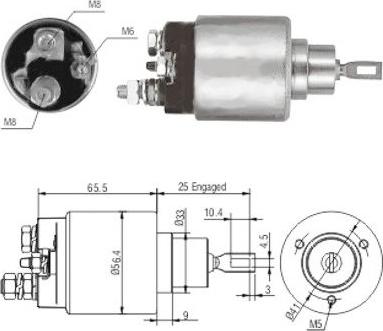 Hoffer 46117 - Solenoid açarı, başlanğıc furqanavto.az