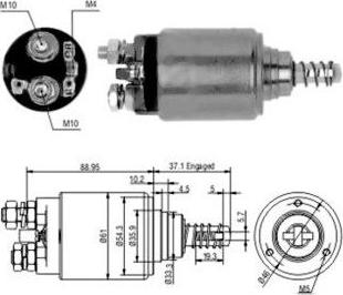 Hoffer 46186 - Solenoid açarı, başlanğıc furqanavto.az