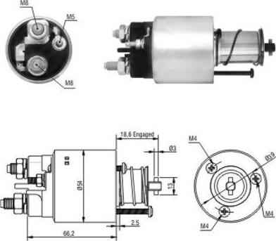 Hoffer 46139 - Solenoid açarı, başlanğıc furqanavto.az