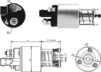 Hoffer 6646294 - Solenoid açarı, başlanğıc furqanavto.az