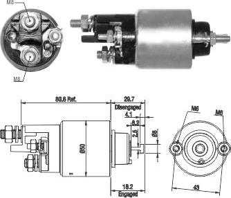 Hoffer 46283 - Solenoid açarı, başlanğıc furqanavto.az