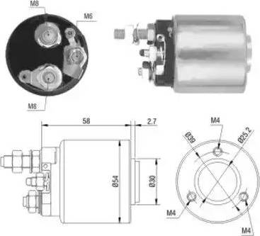 Hoffer 6646008 - Solenoid açarı, başlanğıc furqanavto.az