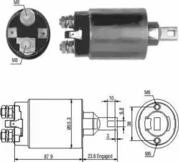 Hoffer 6646026 - Solenoid açarı, başlanğıc furqanavto.az