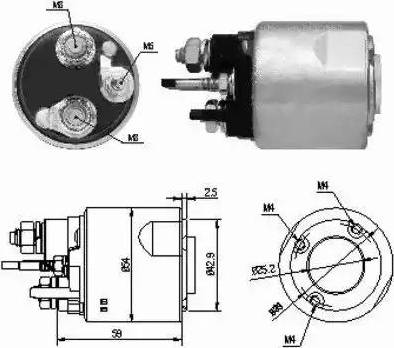 Hoffer 6646159 - Solenoid açarı, başlanğıc furqanavto.az