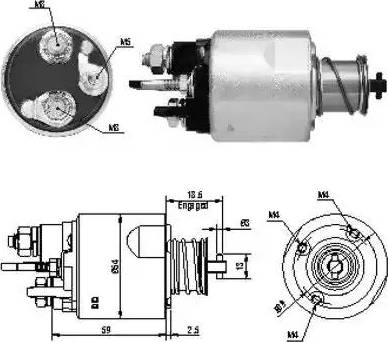 Hoffer 6646169 - Solenoid açarı, başlanğıc furqanavto.az