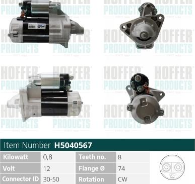 Hoffer H5040567 - Başlanğıc furqanavto.az