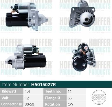 Hoffer H5015027R - Başlanğıc furqanavto.az