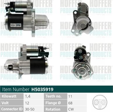 Hoffer H5035919 - Başlanğıc furqanavto.az