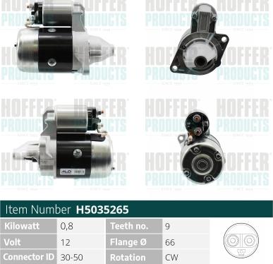 Hoffer H5035265 - Başlanğıc furqanavto.az