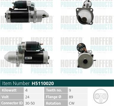 Hoffer H5110020 - Başlanğıc furqanavto.az