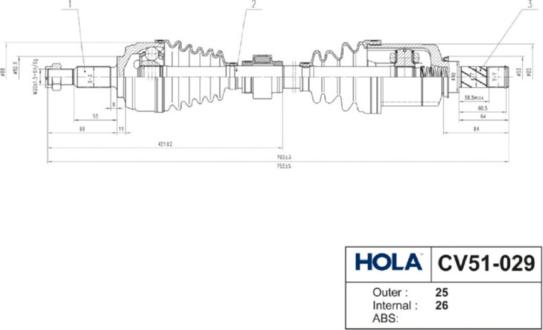 Hola CV51-029 - Sürücü mili furqanavto.az