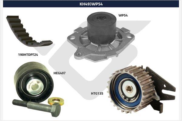 Hutchinson KH 493WP54 - Su Pompası və Vaxt Kəməri Dəsti furqanavto.az