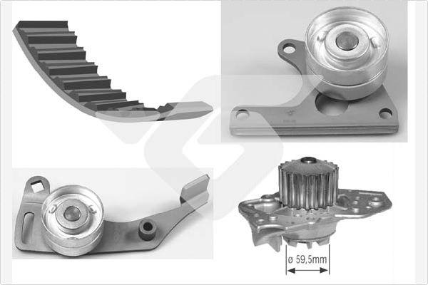 Hutchinson KH 06WP01 - Su Pompası və Vaxt Kəməri Dəsti furqanavto.az