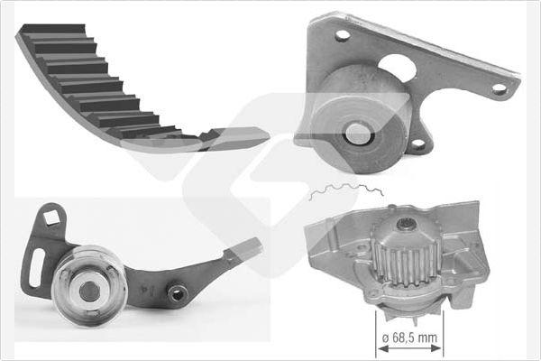 Hutchinson KH 01WP12 - Su Pompası və Vaxt Kəməri Dəsti furqanavto.az