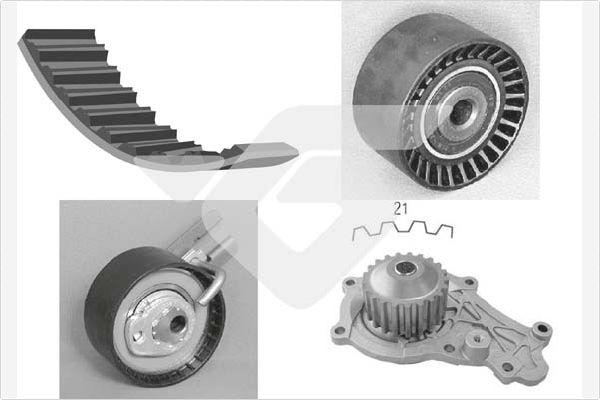 Hutchinson KH 165WP59 - Su Pompası və Vaxt Kəməri Dəsti furqanavto.az