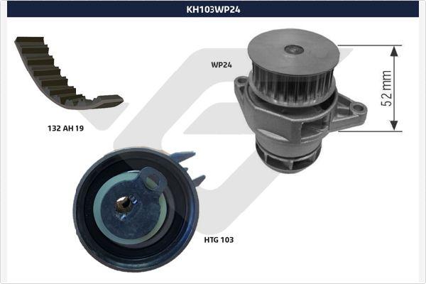 Hutchinson KH 103WP24 - Su Pompası və Vaxt Kəməri Dəsti furqanavto.az