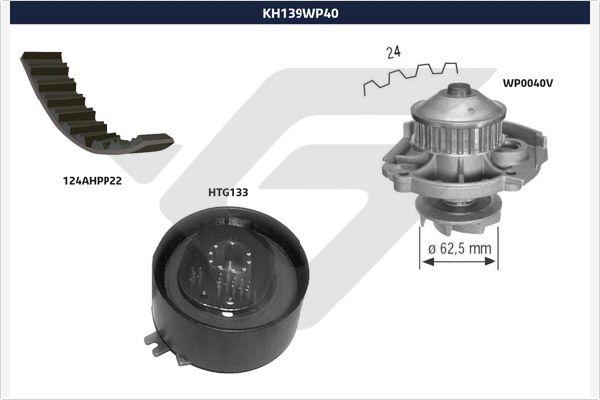 Hutchinson KH 139WP40 - Su Pompası və Vaxt Kəməri Dəsti furqanavto.az