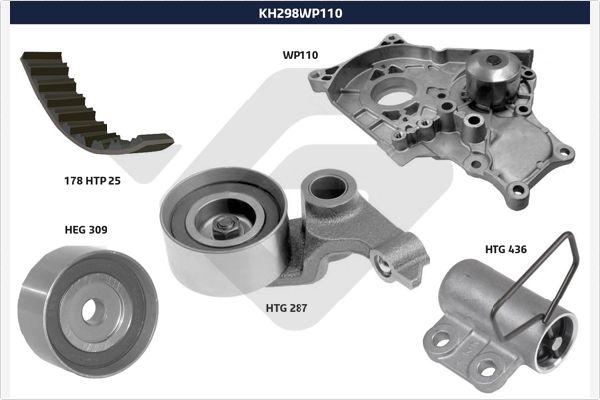 Hutchinson KH 298WP110 - Su Pompası və Vaxt Kəməri Dəsti furqanavto.az