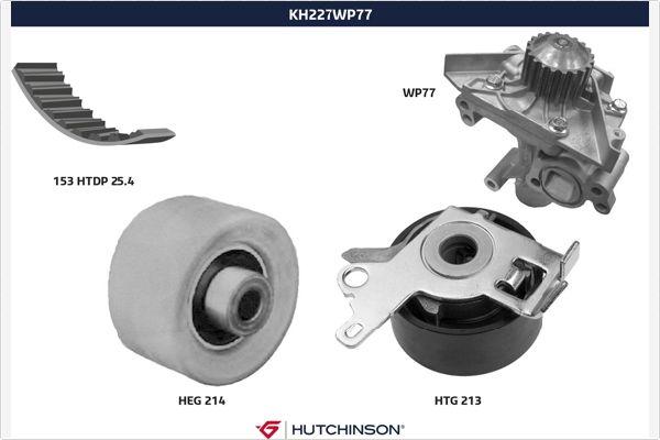 Hutchinson KH 227WP77 - Su Pompası və Vaxt Kəməri Dəsti furqanavto.az