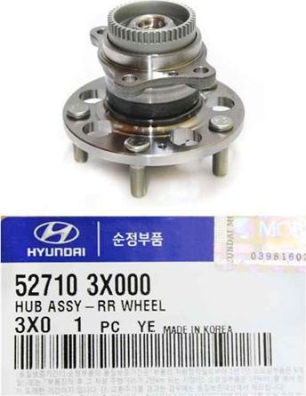 Hyundai 52710-3X000 - Təkər qovşağı, podşipnik dəsti furqanavto.az