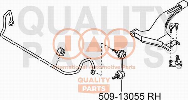 IAP QUALITY PARTS 509-13055 - Çubuq / Strut, stabilizator furqanavto.az