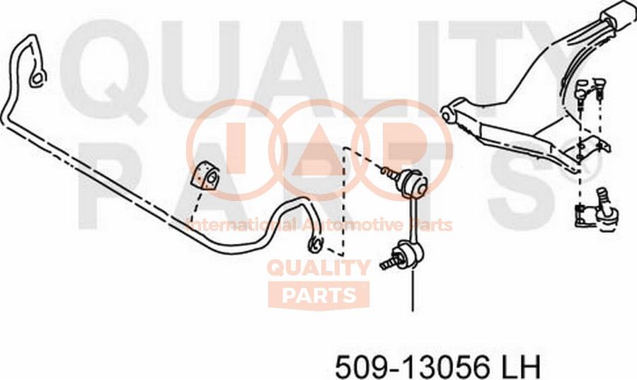 IAP QUALITY PARTS 509-13056 - Çubuq / Strut, stabilizator furqanavto.az