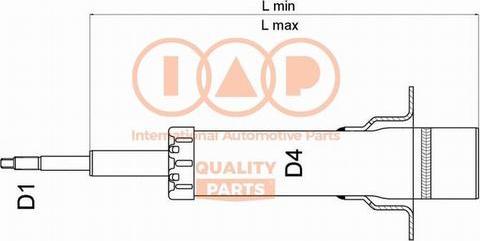 IAP QUALITY PARTS 504-06037 - Amortizator furqanavto.az