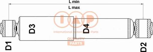 IAP QUALITY PARTS 504-13172 - Amortizator furqanavto.az