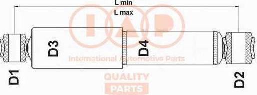 IAP QUALITY PARTS 504-02061P - Amortizator furqanavto.az