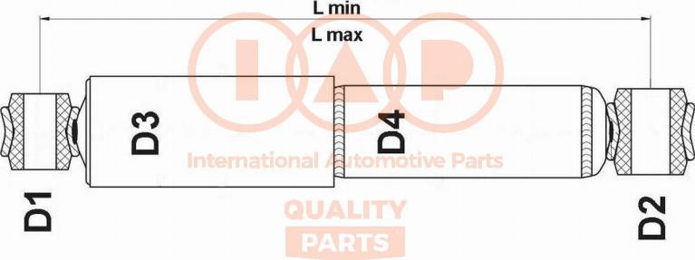 IAP QUALITY PARTS 504-02013P - Amortizator furqanavto.az