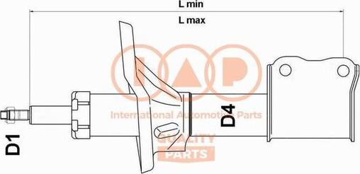 IAP QUALITY PARTS 504-07089 - Amortizator furqanavto.az